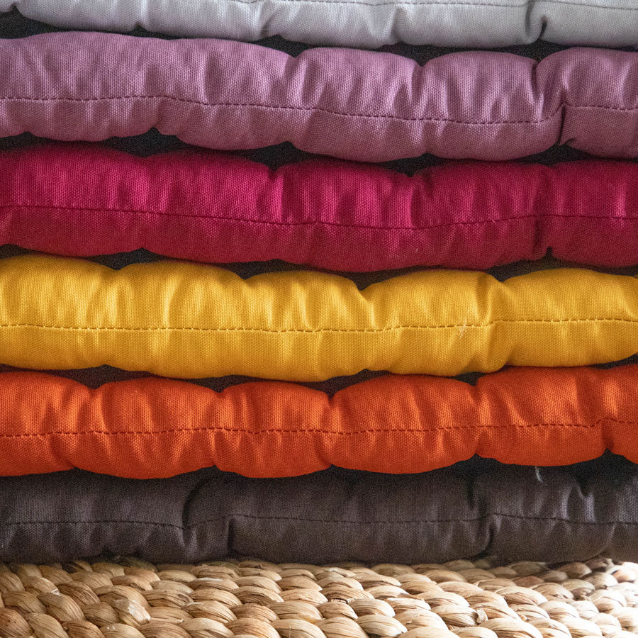 Panama seat cushion, organic cotton cover