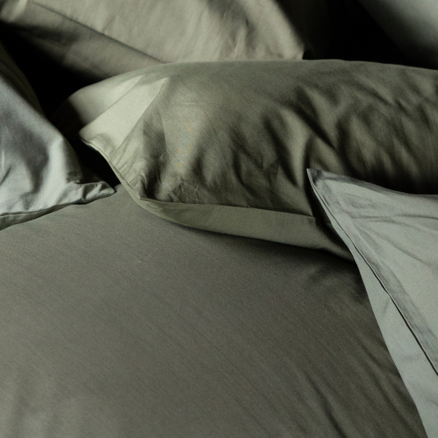 Housses de coussin en percale douce, coton bio & Cradle to Cradle Certified® Gold