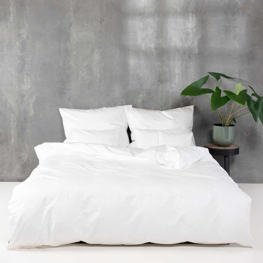 Linge de lit en satin fin, coton bio