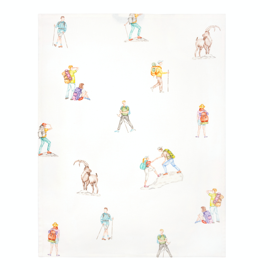 Torchons avec motif spot, coton bio