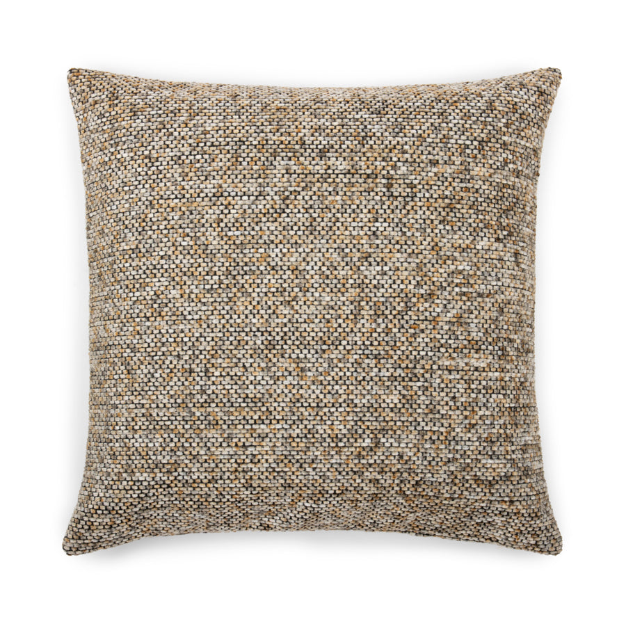 Housse de coussin en velours chiné