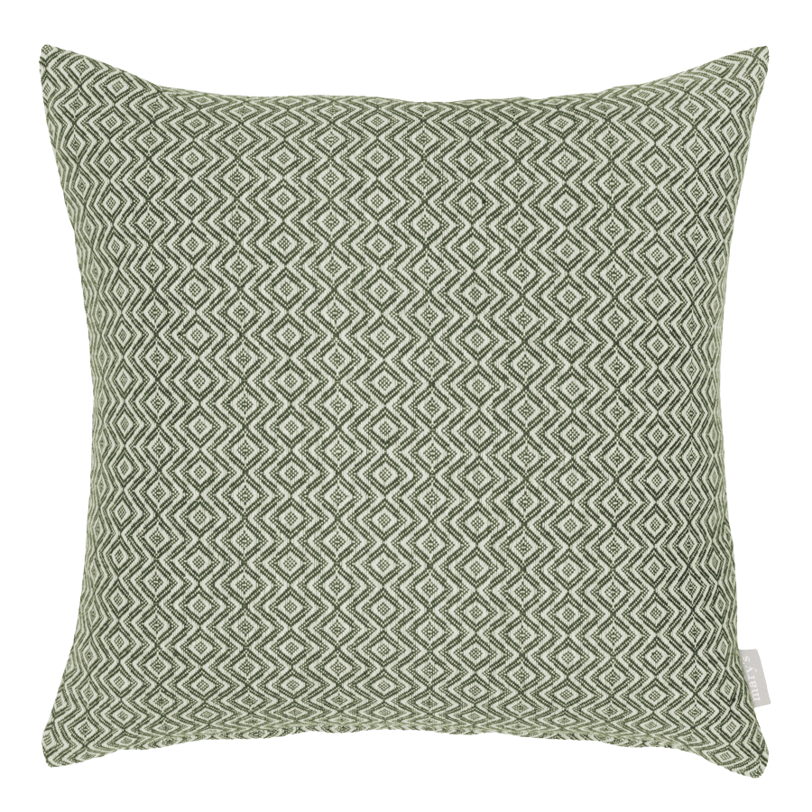 Coussin décoratif Polycotton, housse en tissu recyclé issu de la production textile
