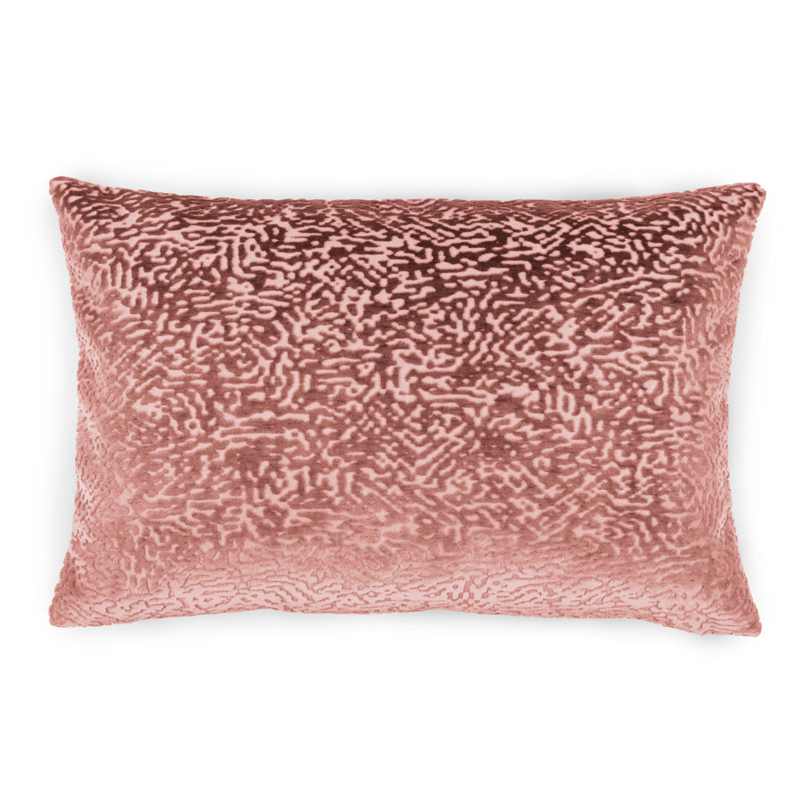 Housse de coussin en velours avec motif abstrait