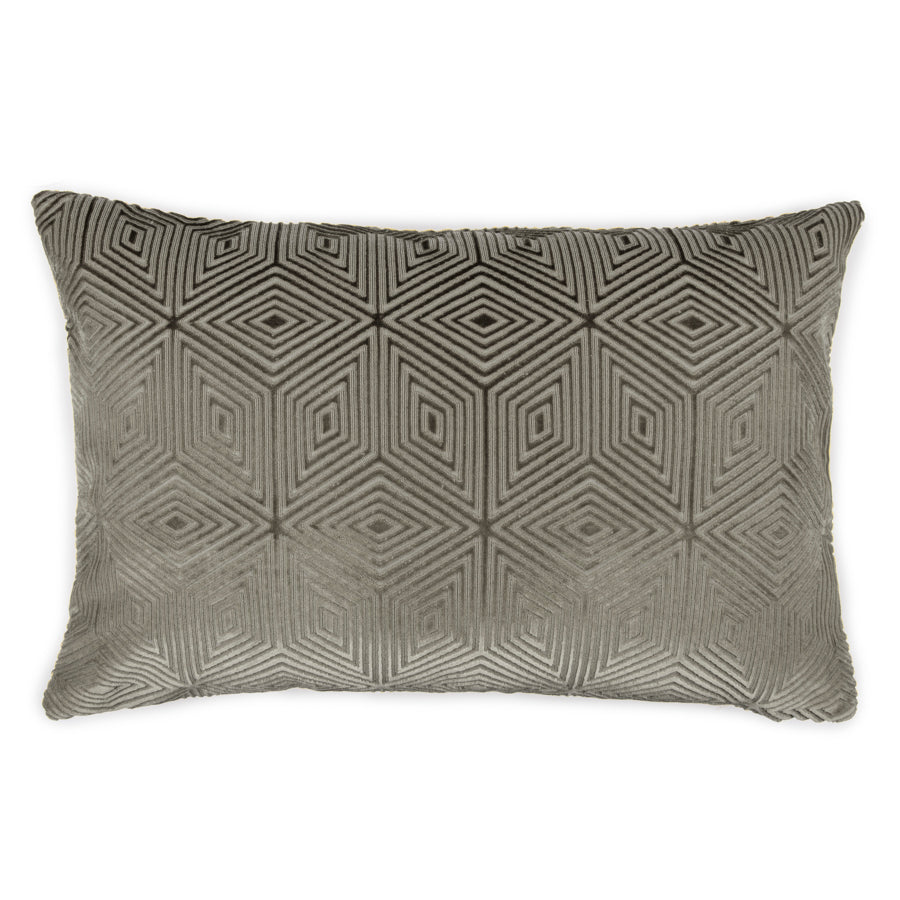 Housse de coussin en velours Diamant Motif