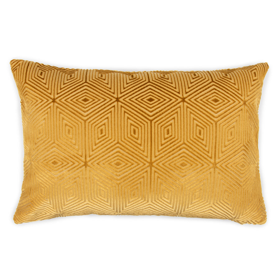 Housse de coussin en velours Diamant Motif