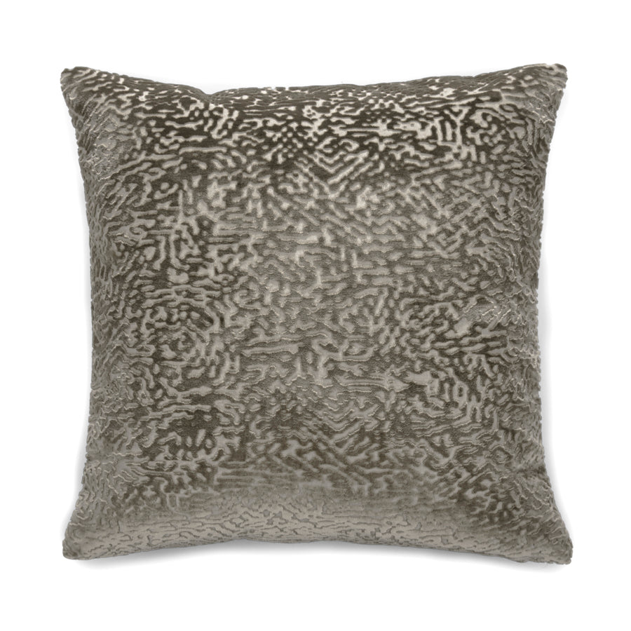 Housse de coussin en velours avec motif abstrait