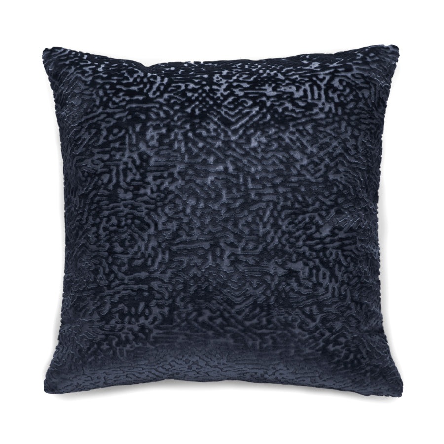 Housse de coussin en velours avec motif abstrait