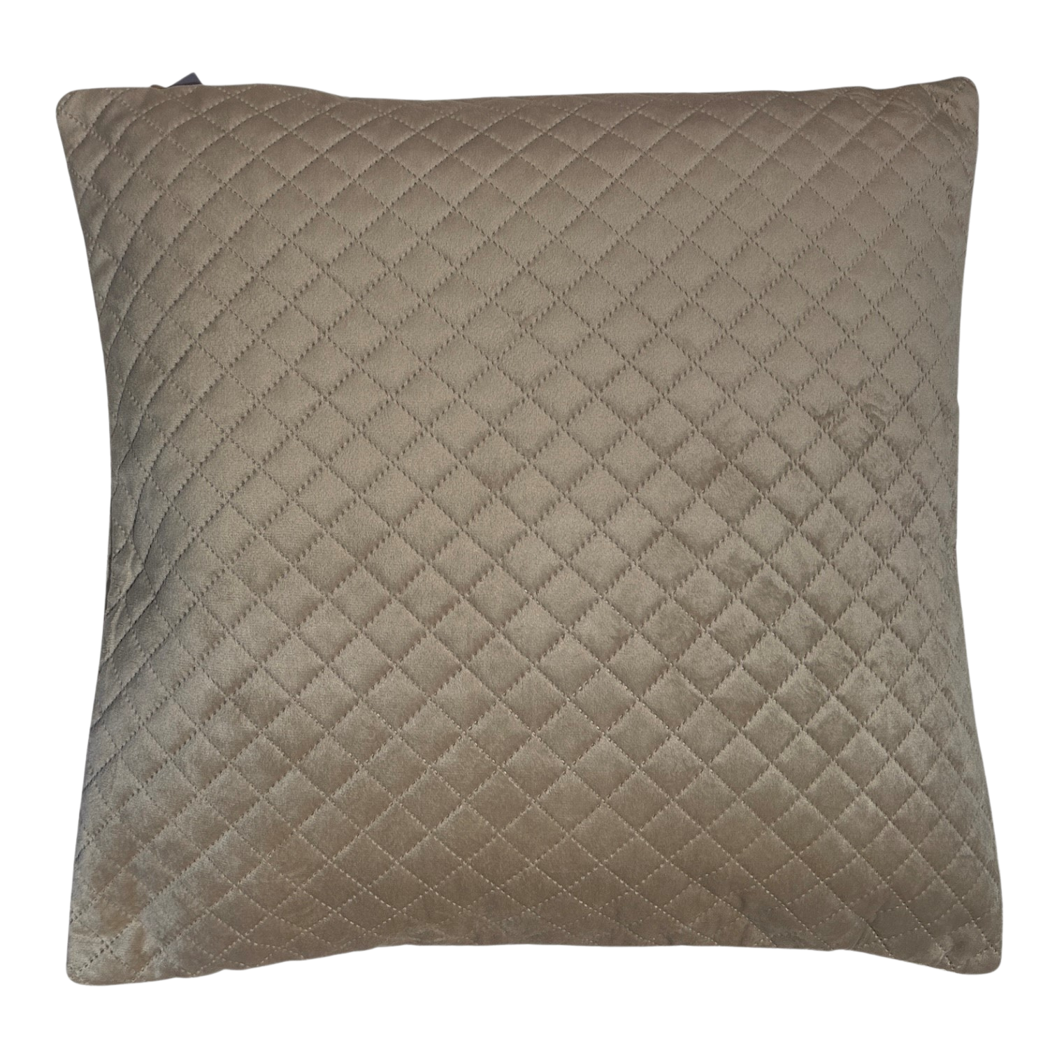 Housse de coussin en velours matelassé