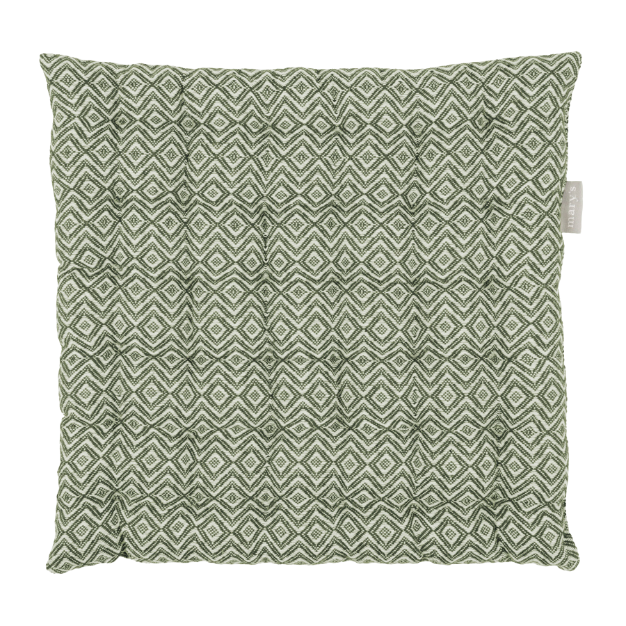 Coussin d'assise Polycotton, fabriqué à partir de tissus recyclés issus de la production textile