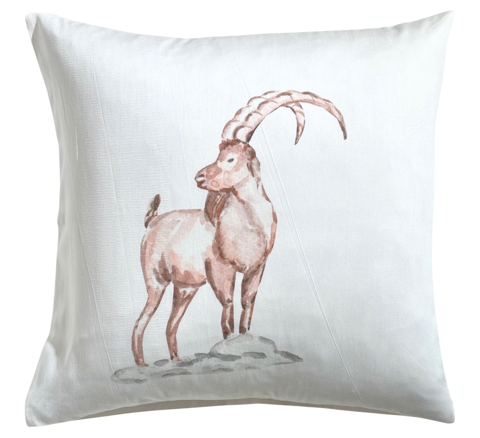 Housses de coussin en satin bio avec motif sportif (GOTS)