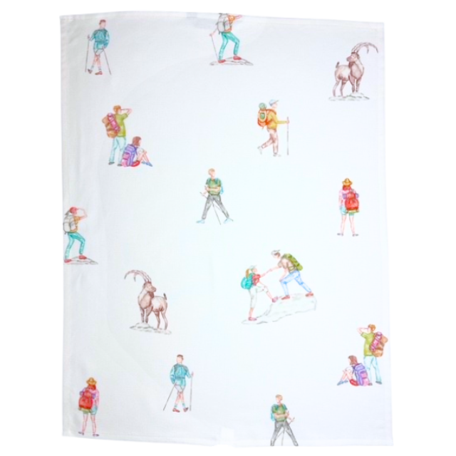 Torchons avec motif spot, coton bio