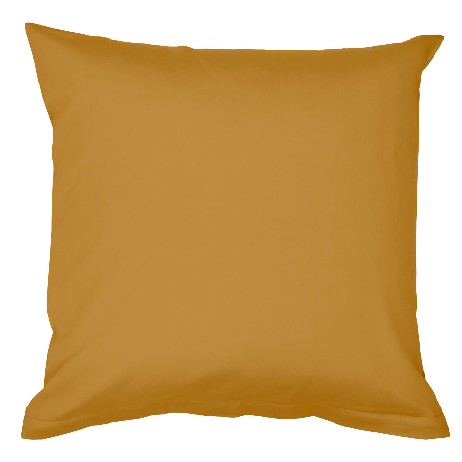 Housses de coussin en satin fin, coton bio
