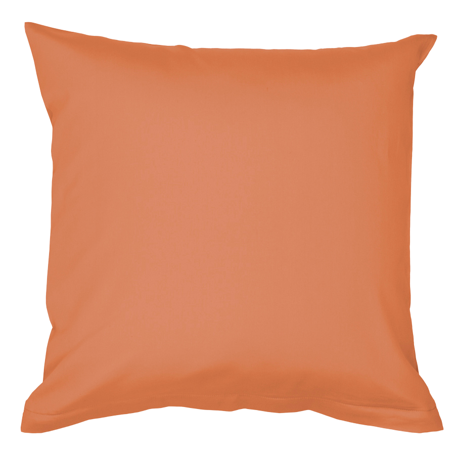 Housses de coussin en satin fin, coton bio