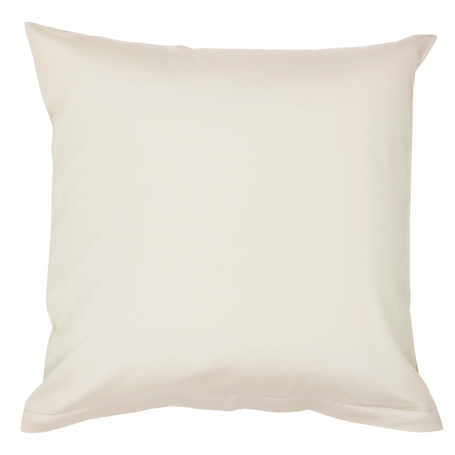 Housses de coussin en satin fin, coton bio