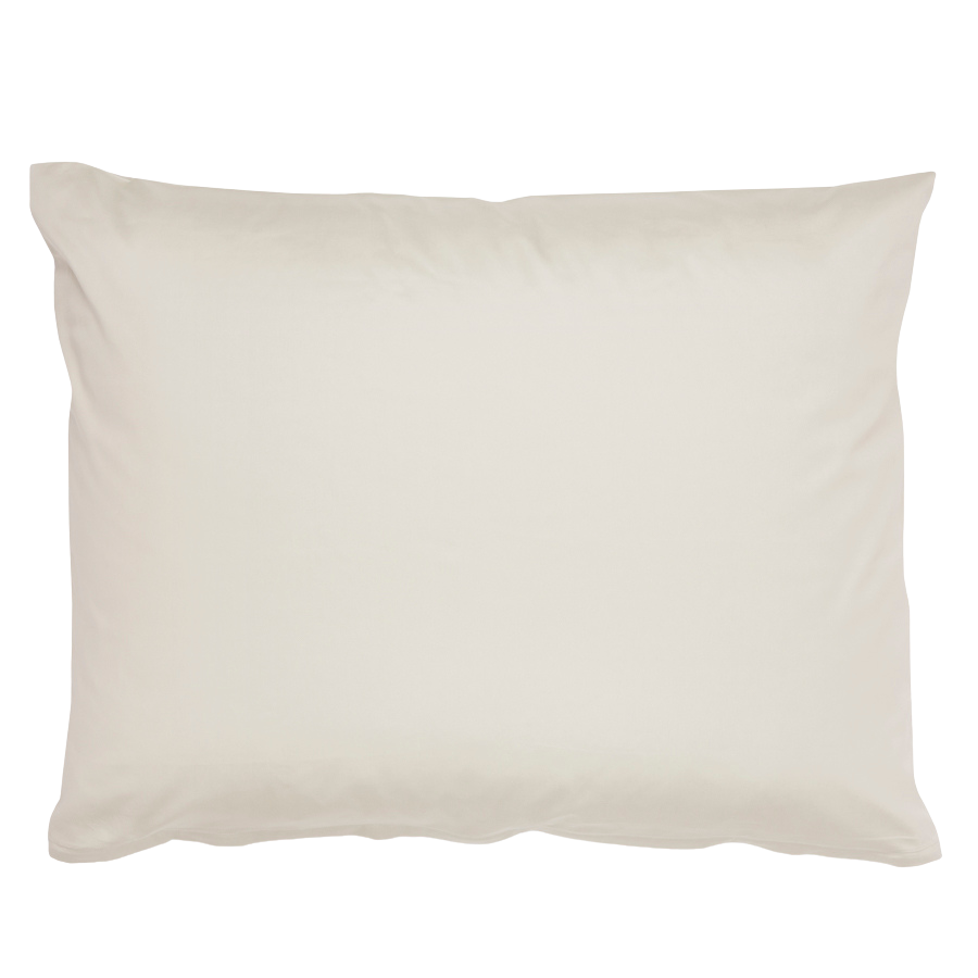Housses de coussin en satin fin, coton bio