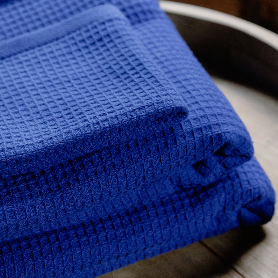 Serviettes en piqué gaufré/éponge Supersoft