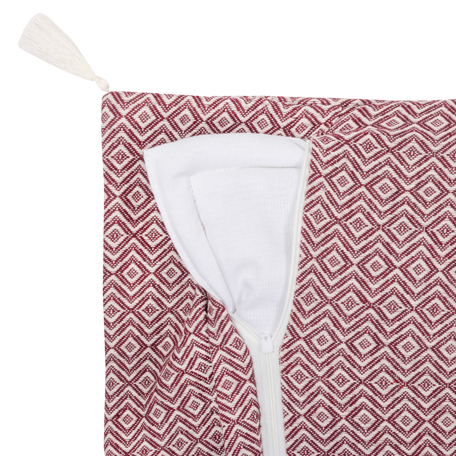 Matelas Polycotton, housse en tissu recyclé issu de la production textile