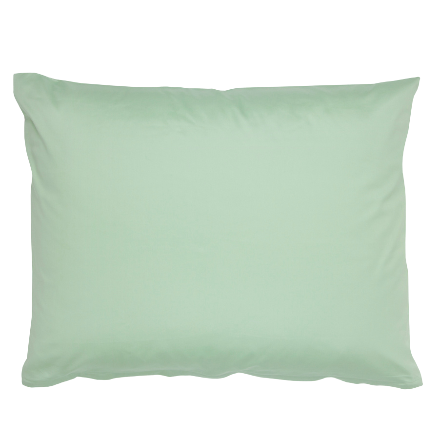 Housses de coussin en satin fin, coton bio