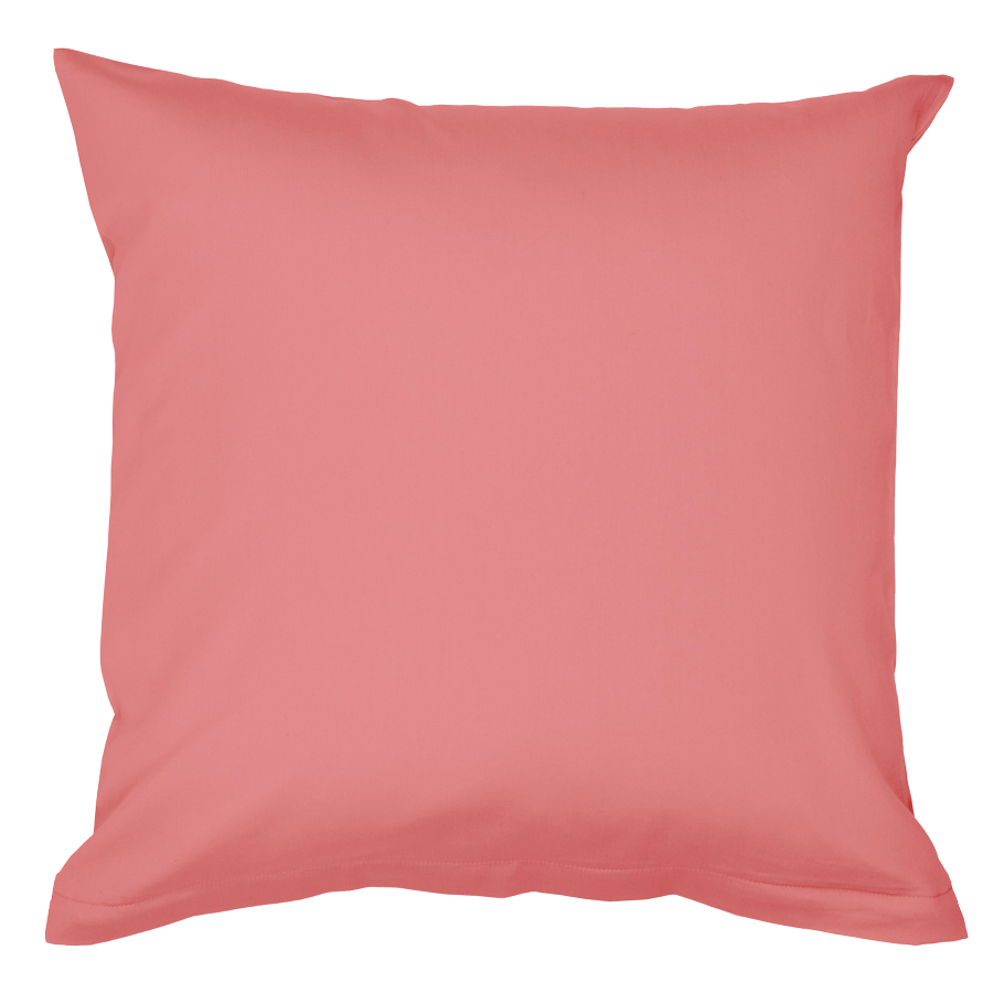 Housses de coussin en satin fin, coton bio