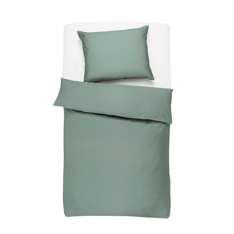 Linge de lit en satin fin, coton bio