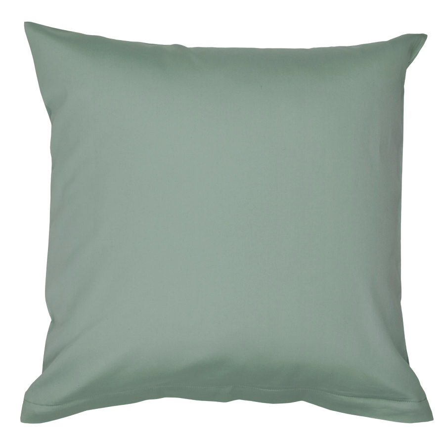 Housses de coussin en satin fin, coton bio