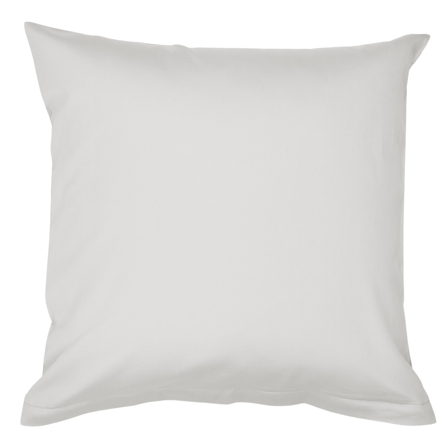 Housses de coussin en satin fin, coton bio