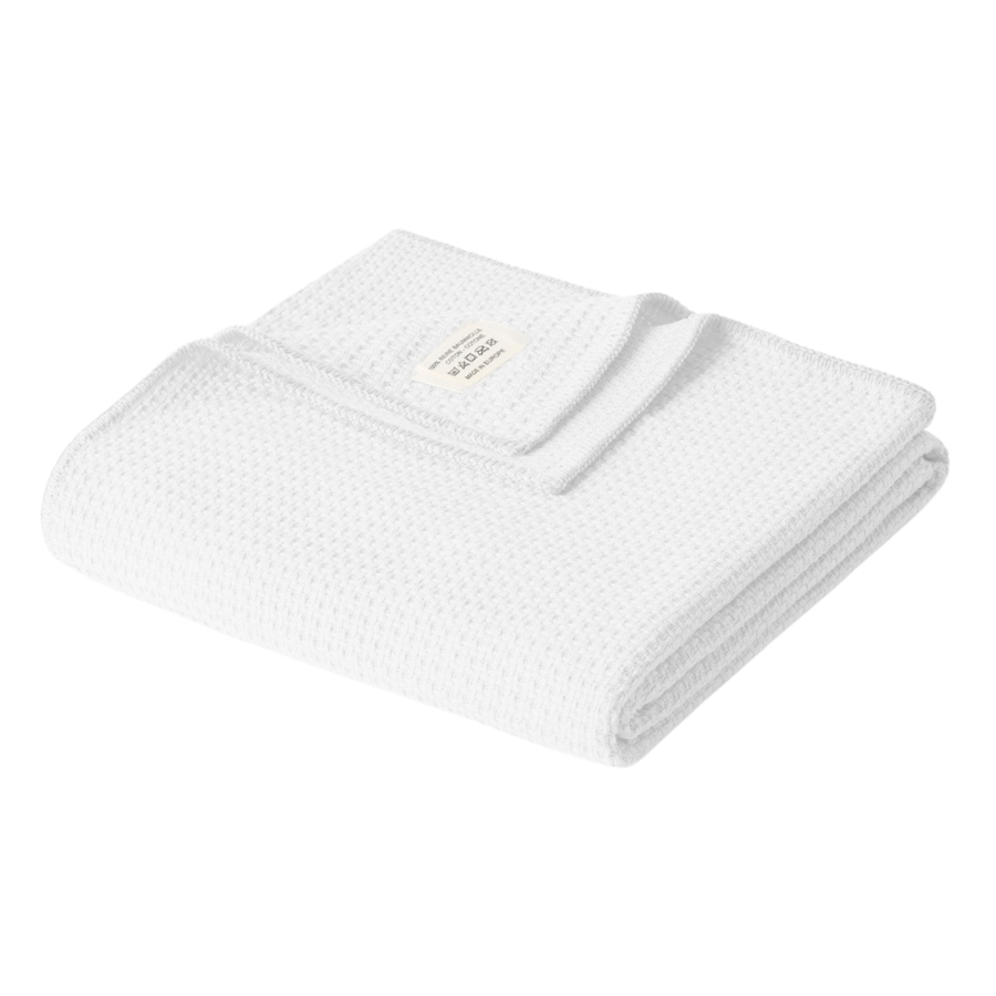 Couverture en tricot doux, 100% coton
