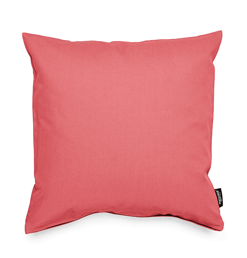 Housses de coussin en satin, coton bio