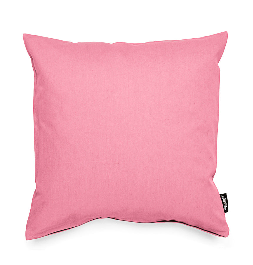 Housses de coussin en satin, coton bio