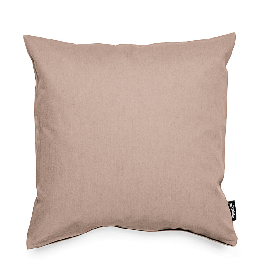 Housses de coussin en satin, coton bio