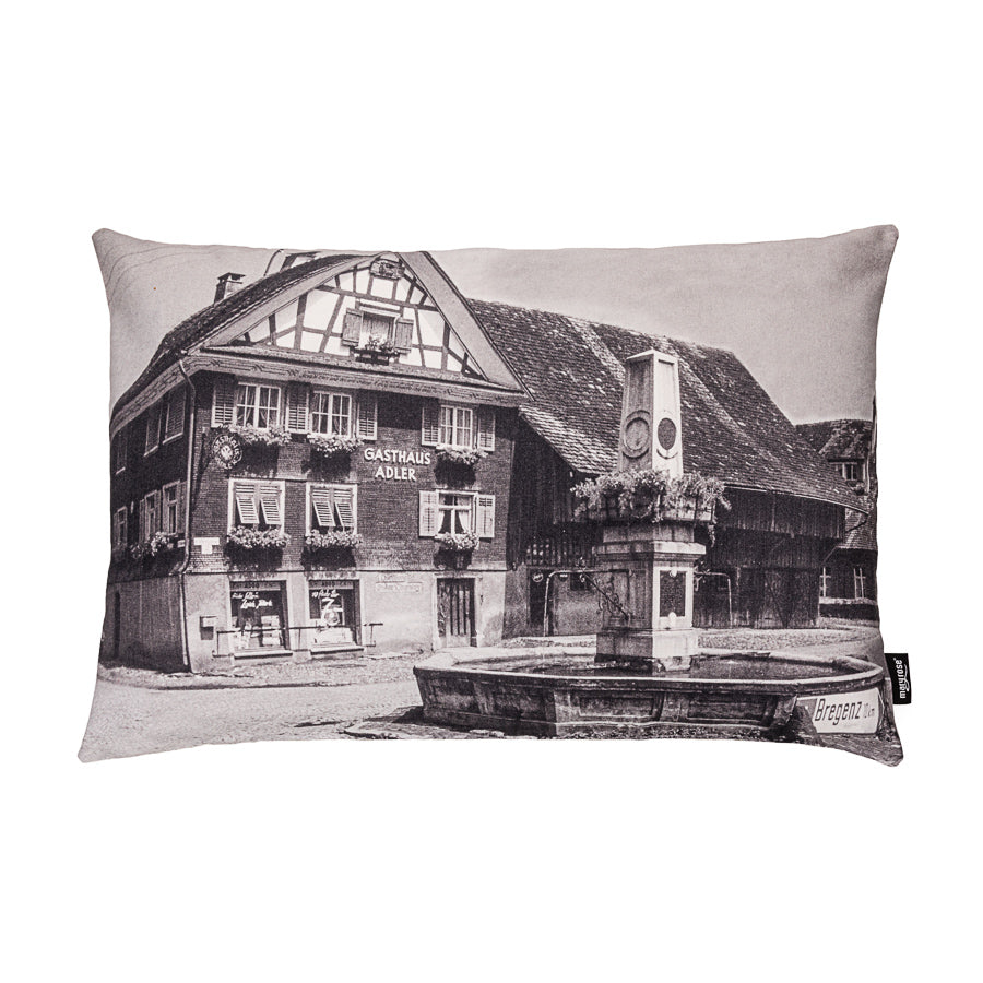 Housse de coussin Panama Vorarlberg, coton bio