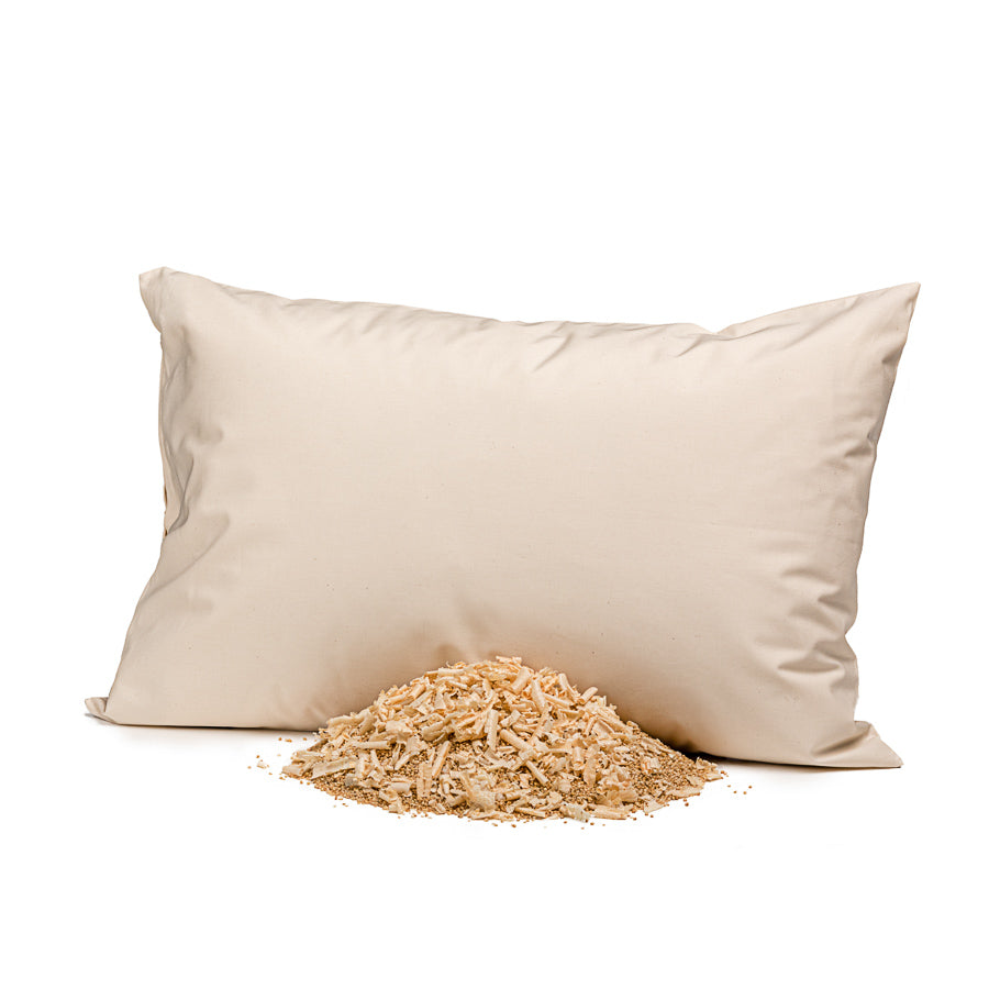 Oreiller en millet avec copeaux d'arolle, bio
