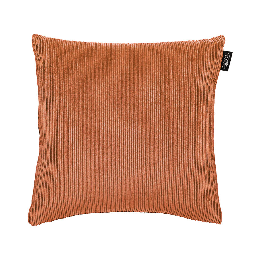 Housse de coussin en velours côtelé