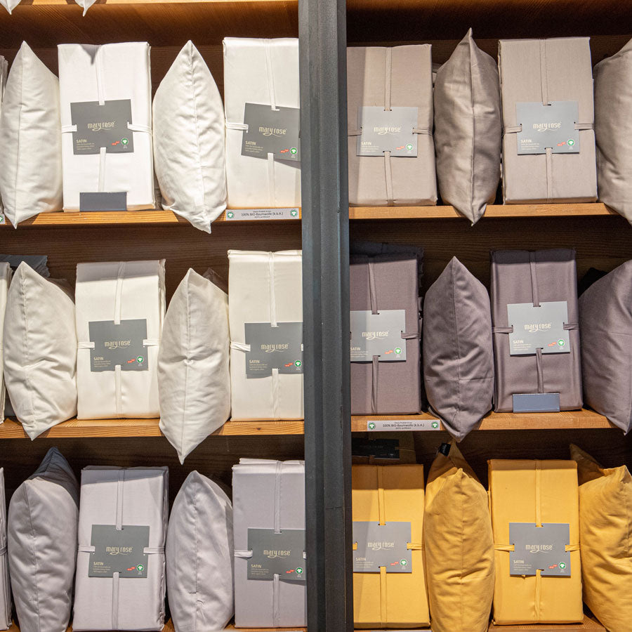 Literie en satin, coton bio