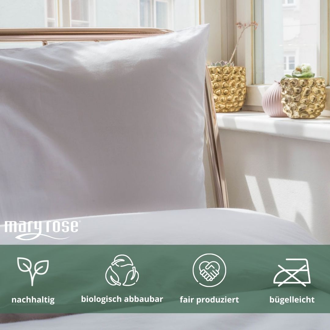 Linge de lit en popeline, coton bio & Cradle to Cradle Certified® Gold