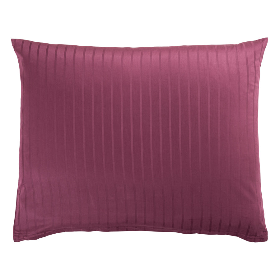 Housses de coussin jacquard rayures, coton bio