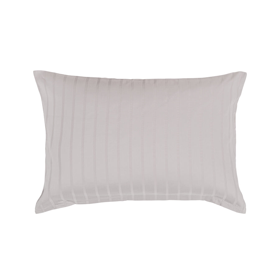Housses de coussin jacquard rayures, coton bio