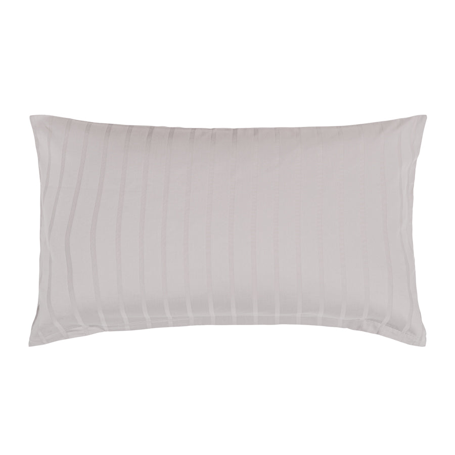Housses de coussin jacquard rayures, coton bio