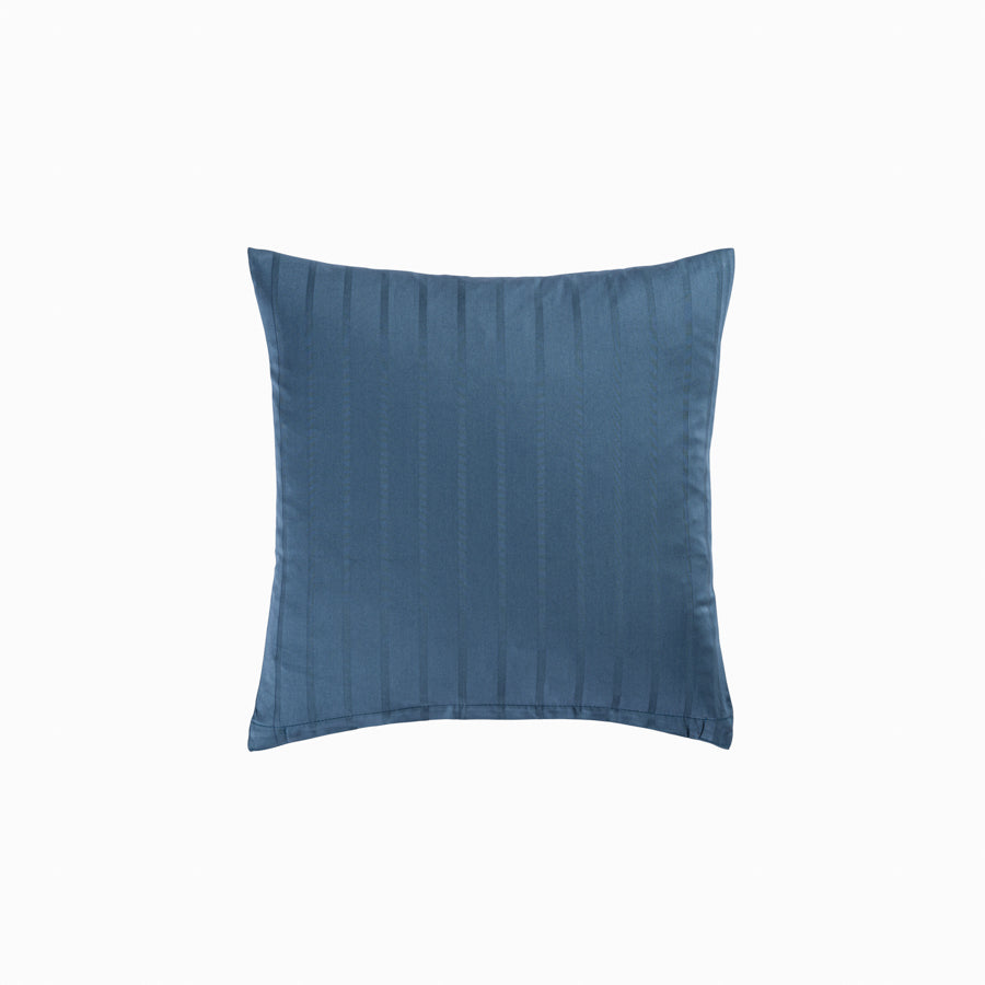 Housses de coussin jacquard rayures, coton bio