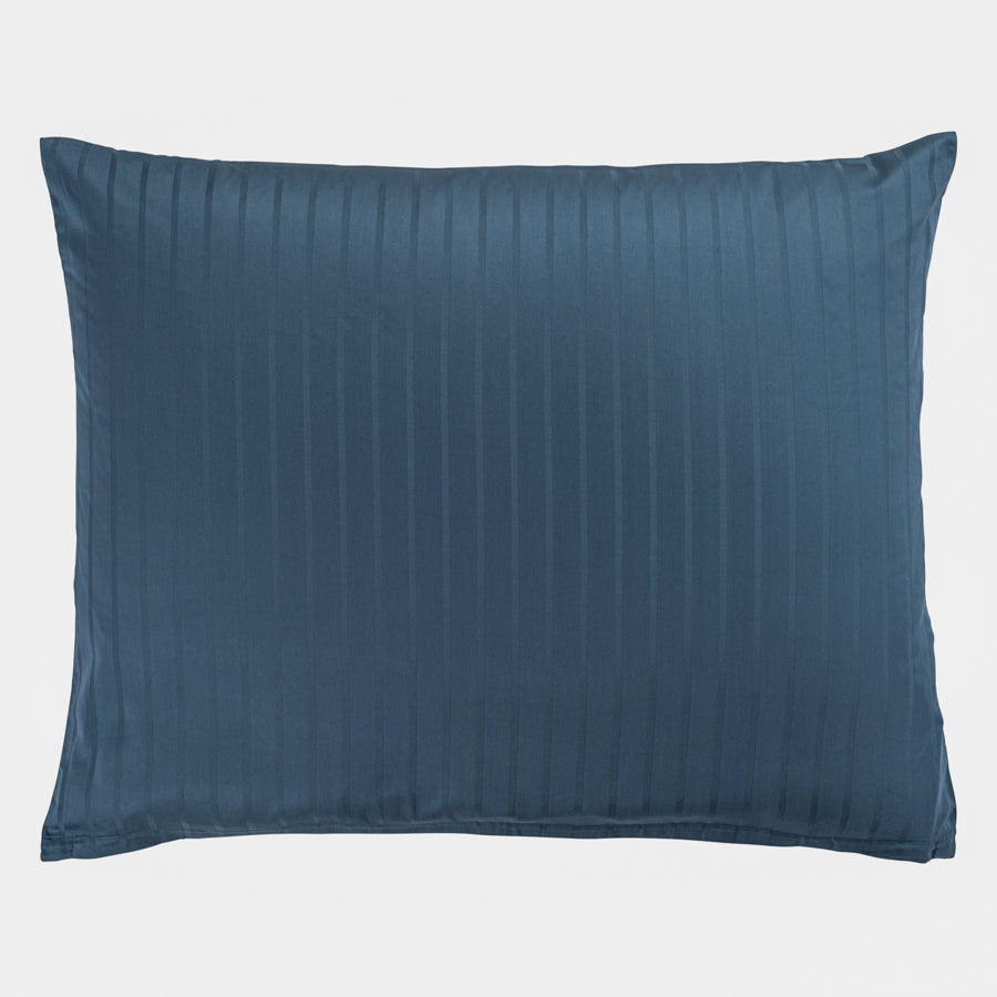 Housses de coussin jacquard rayures, coton bio
