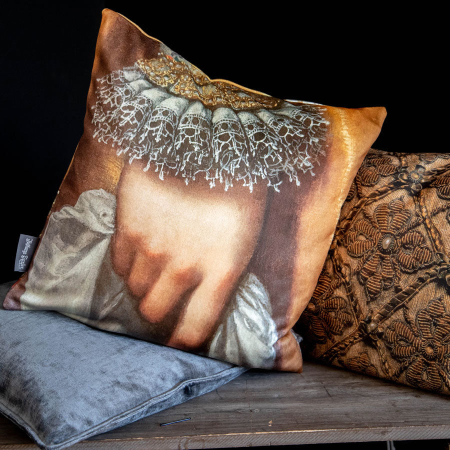Housse de coussin en velours Collection Philippine Welser