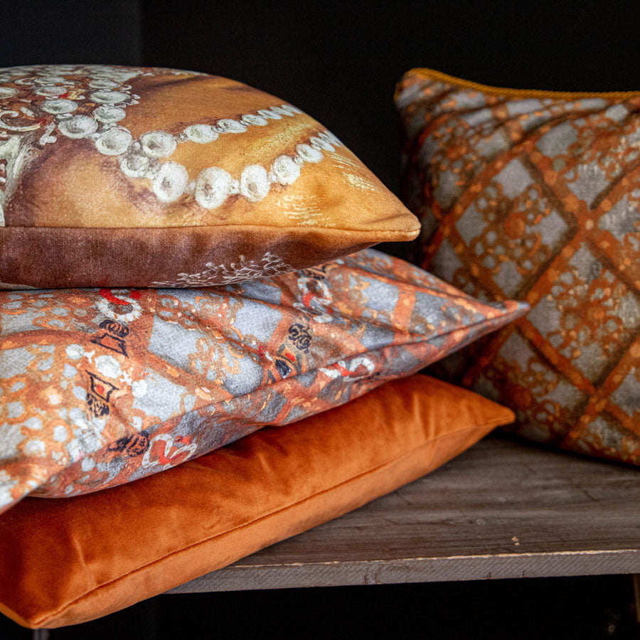 Housse de coussin en velours Collection Philippine Welser