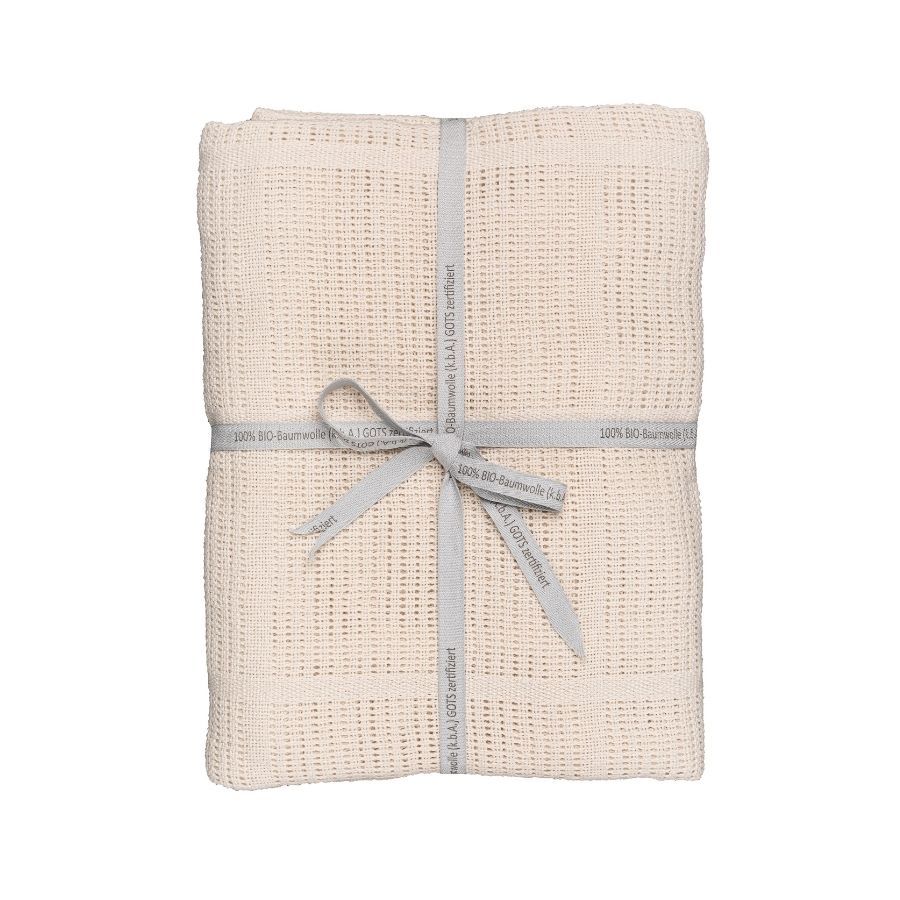 Couverture au crochet, coton bio
