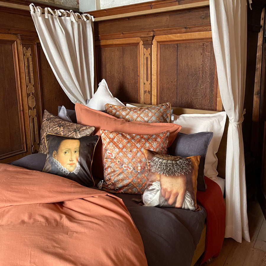 Housse de coussin en velours Collection Philippine Welser