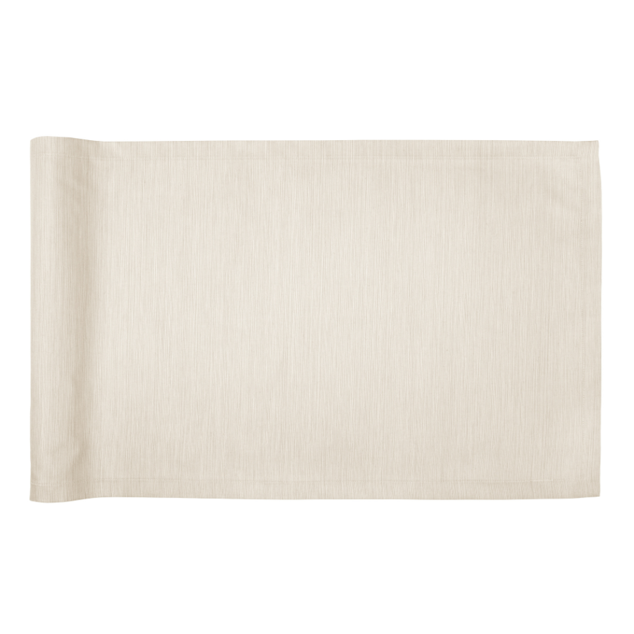 Runner da tavola in cotone con trama fine