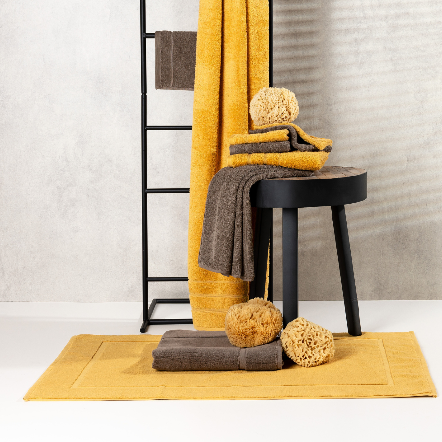 Tappetino da bagno in cotone organico e certificato Cradle to Cradle® Gold