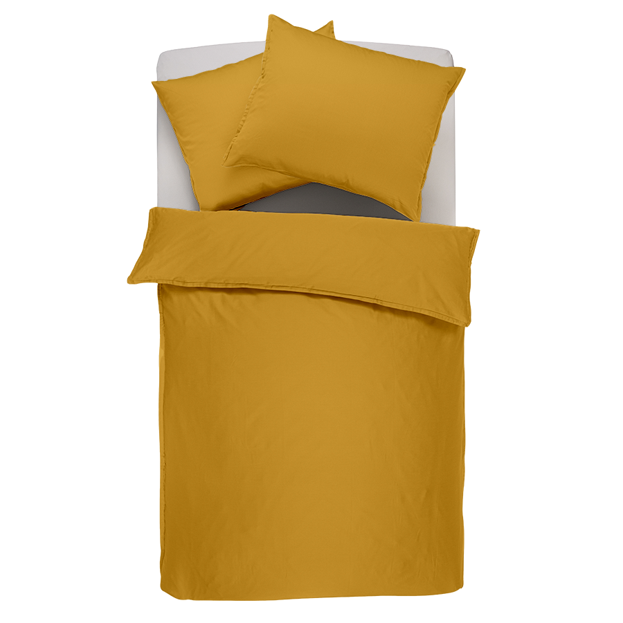 Biancheria da letto reversibile in raso e flanella, cotone biologico