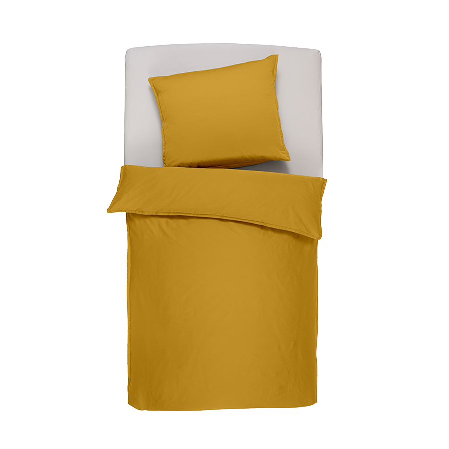 Biancheria da letto reversibile in raso e flanella, cotone biologico