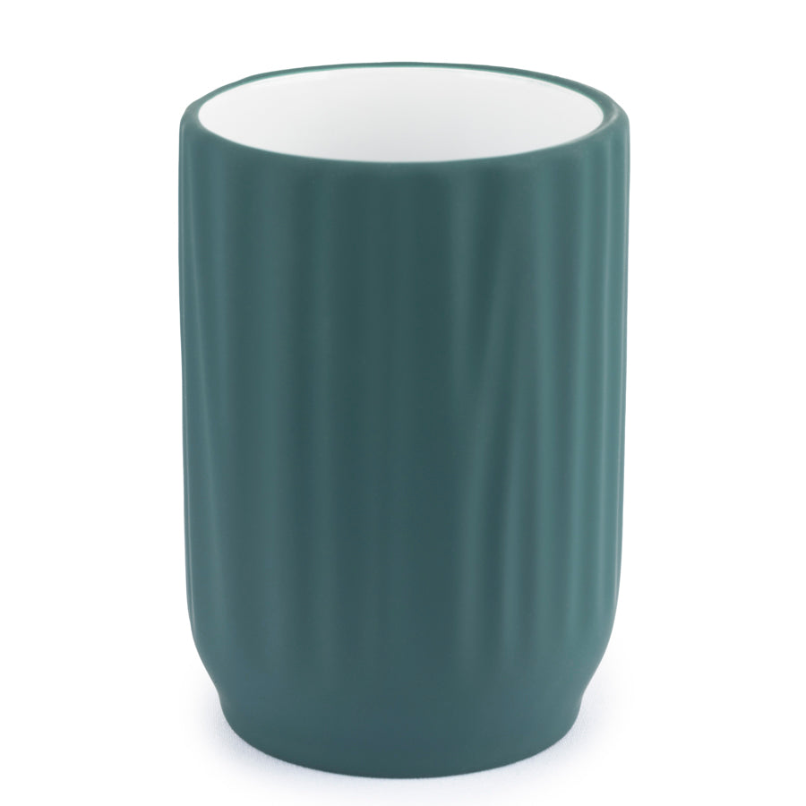 Bicchiere per spazzolini da denti in ceramica