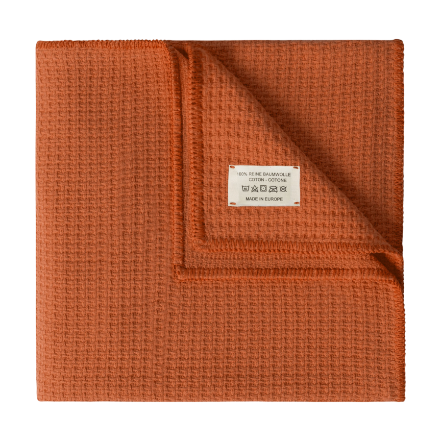 Morbida coperta a maglia, 100% cotone